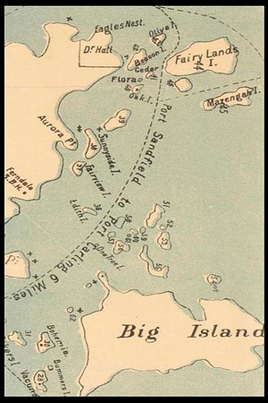 Detail of Rogers 1883 Map