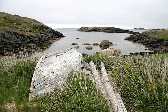Boat at Change Islands, Newfoundland