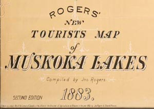 Title Block of Rogers 1883 Map