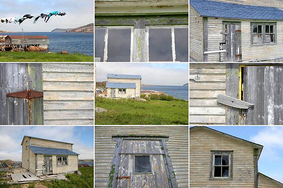 House at Deep Bay collage