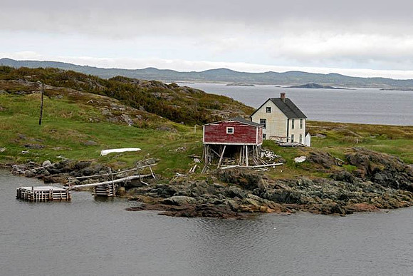 House and Store, Change Islands, Newfoundland