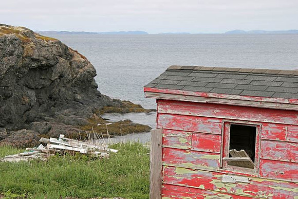 Fish Store at Fogo, Newfoundland